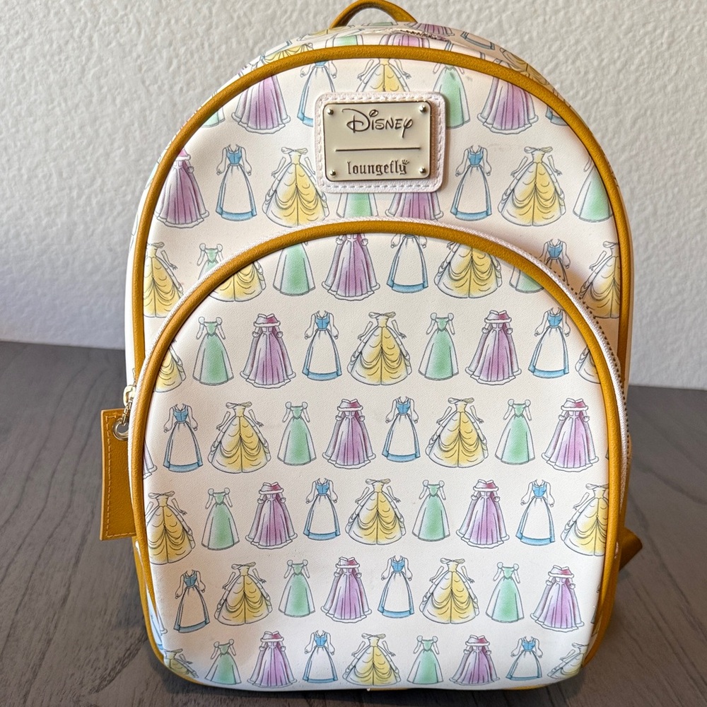 Disney Loungefly Beauty and the Beast Princess Belle Dress Backpack